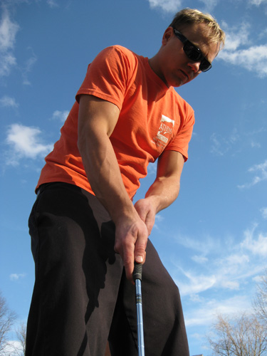 Mini  golfing The Ridges Athens Ohio